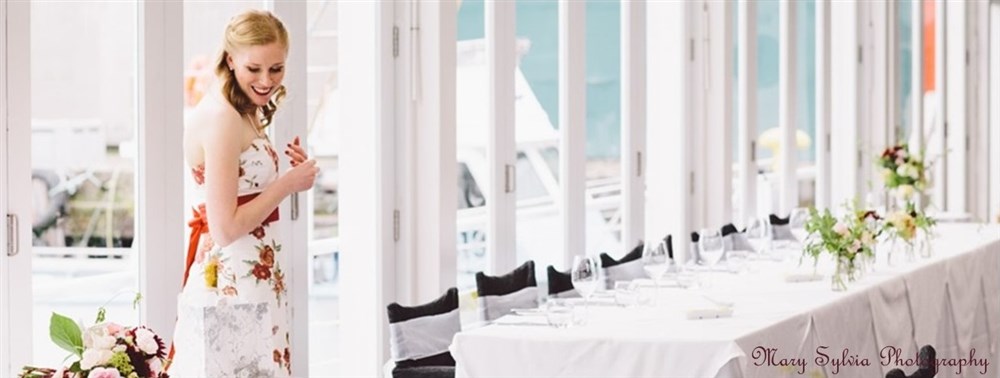 Catherine's first look at her bridal table